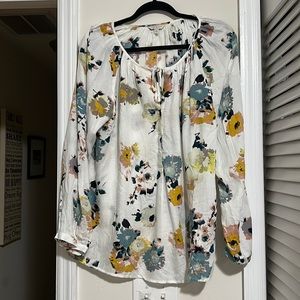 Lucky brand BoHo peasant top XL